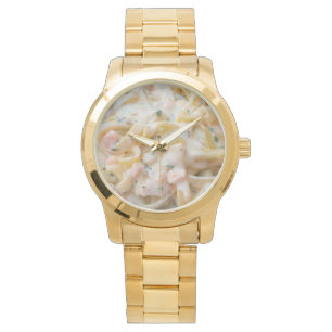 Reloj De Pulsera Foto de encargo de la comida de las pastas