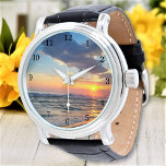 Reloj De Pulsera Foto de familia personalizado personalizada<br><div class="desc">Sube una foto y crea fácilmente tu reloj personalizado. Puede TRANSFERIR este DISEÑO a otros productos de Zazzle y ajustarlo para que se ajuste a la mayoría de los artículos de Zazzle. También puede hacer clic en EDITAR DISEÑO para agregar una línea de texto. Los diseños de Standard Studio se...</div>