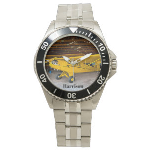 Reloj De Pulsera Foto de Guay Aircraft, Piper Cub J3, Personalizada