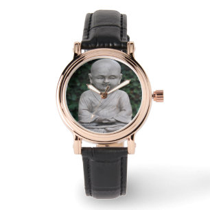 Reloj De Pulsera Foto de la estatua de Buda mediadora