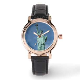 Reloj De Pulsera Foto de la estatua de la libertad