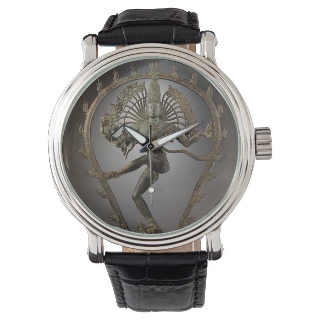 Reloj De Pulsera Foto de la estatua de Shiva bailando (Anverso)