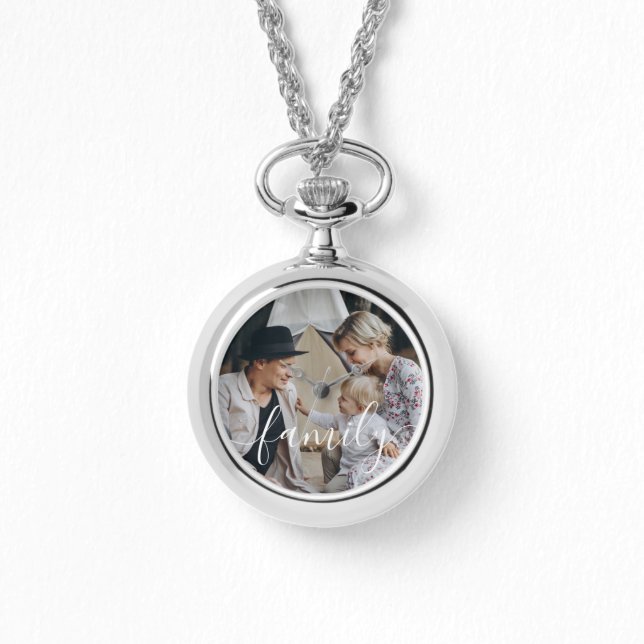 Reloj De Pulsera Foto de la familia del personalizado (Anverso)