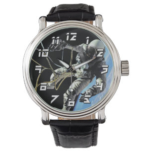 Reloj De Pulsera Foto de la primera caminata espacial de un astrona