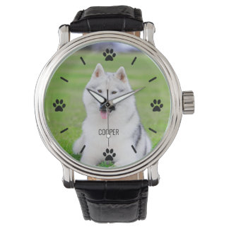 Reloj De Pulsera Foto de Mascota de perros o gatos Personalizados