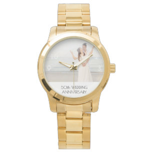 Relojes de pulsera 50 Aniversario De Boda Oro Zazzle ES