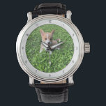 Reloj De Pulsera Foto de perro personalizado Añadir una vuelta a su<br><div class="desc">Personalice con la fotografía de su propio perro en este reloj de pulsera mascota personalizado para un lindo regalo personalizado. Un hermoso reloj personalizado para que un cachorro propietario inmortalice su amor por su nuevo cachorro.</div>