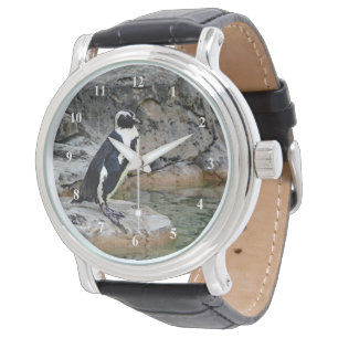Reloj De Pulsera Foto de Pingüino de Vida Silvestre