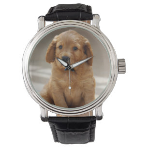 Reloj De Pulsera Foto de retrato de cachorro fofo