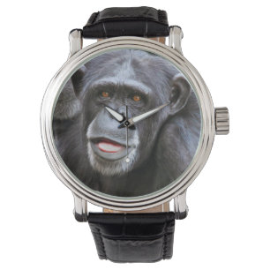 Reloj De Pulsera Foto del chimpancé
