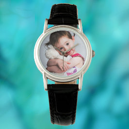 Reloj De Pulsera Foto del niño, novio, cónyuge, madre o Mascota