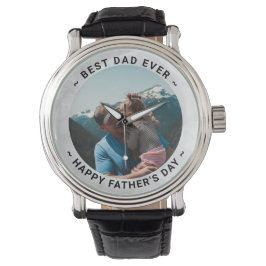 Reloj De Pulsera Foto del Personalizado del Día del Padre
