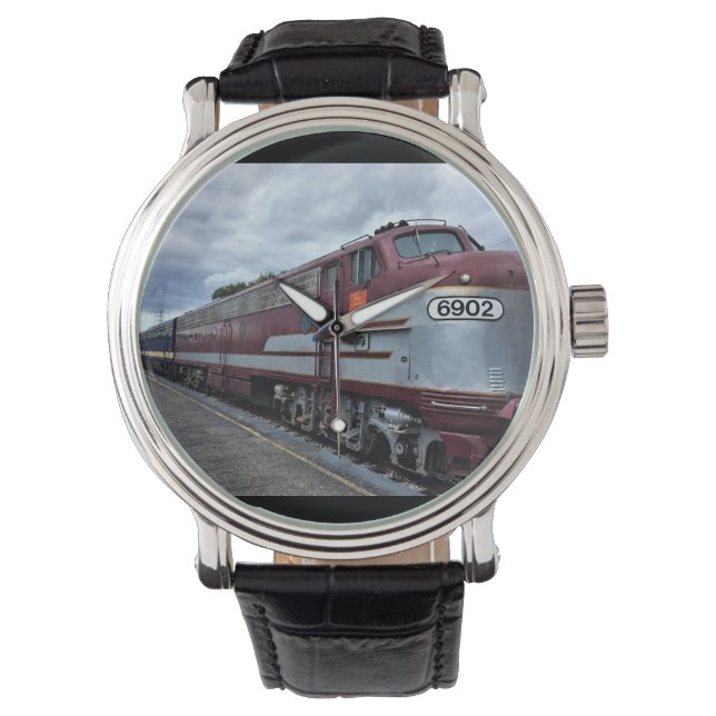 Reloj De Pulsera Foto del tren (Anverso)