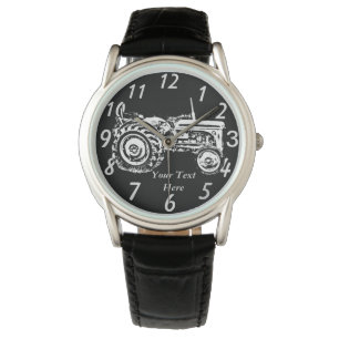 Reloj De Pulsera foto del vintage Gray massey fergison tractor Wat