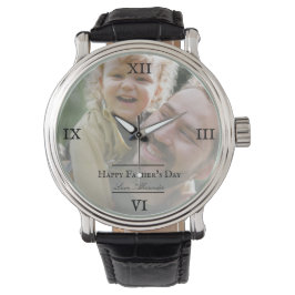 Reloj De Pulsera Foto Día Minimalista del Padre