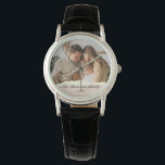 Reloj De Pulsera Foto familiar moderna y regalo de nombre personali<br><div class="desc">Foto familiar moderna y regalo de nombre personalizado</div>