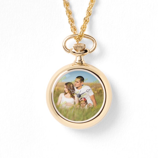 Reloj De Pulsera Foto FAMILIAR ✨ Personalizado encantador (Anverso)