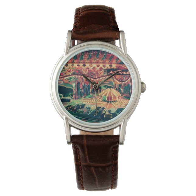 Reloj De Pulsera Foto filtrada de feria retro (Anverso)