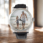 Reloj De Pulsera Foto Instagram de moda de Guay de Best Dad<br><div class="desc">¡Celebra a tu asombroso papá con nuestro reloj de Instagram de moda de Guay de mejor papá! Este elegante reloj cuenta con un diseño inspirado en el personalizable de Instagram donde puedes agregar tu foto favorita y texto personalizado para crear un recuerdo sincero. Perfecto para el Día del Padre, cumpleaños...</div>