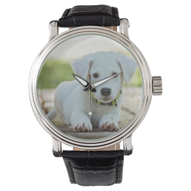 Reloj De Pulsera Foto Mascota personalizada (Anverso)