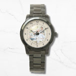 Reloj De Pulsera Foto moderna del corazón del abuelo<br><div class="desc">Modern Photo Grandpa Script Heart Watches muestra tu foto favorita con el texto "Nosotros (el corazón) tu abuelo" en un moderno overlay de tipografía blanca. Personalice editando el texto en el cuadro de texto proporcionado. Diseñado por ©Evco Studio www.zazzle.com/store/evcostudio</div>