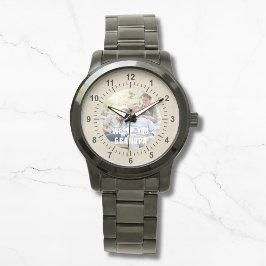 Reloj De Pulsera Foto moderna del corazón del abuelo