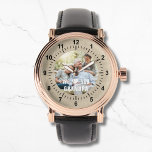 Reloj De Pulsera Foto moderna del corazón del abuelo<br><div class="desc">Modern Photo Grandpa Script Heart Watches muestra tu foto favorita con el texto "Nosotros (el corazón) tu abuelo" en un moderno overlay de tipografía blanca. Personalice editando el texto en el cuadro de texto proporcionado. Diseñado por ©Evco Studio www.zazzle.com/store/evcostudio</div>