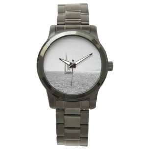 Reloj De Pulsera Foto moderna fresca del barco de vela en verano