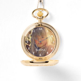 Reloj De Pulsera Foto Niños Familia Nombre Elegante Cumpleaños Mode