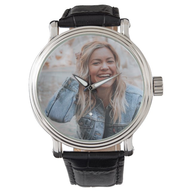 Reloj De Pulsera Foto personalizada (Anverso)