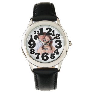 Reloj De Pulsera Foto personalizada numerada grande