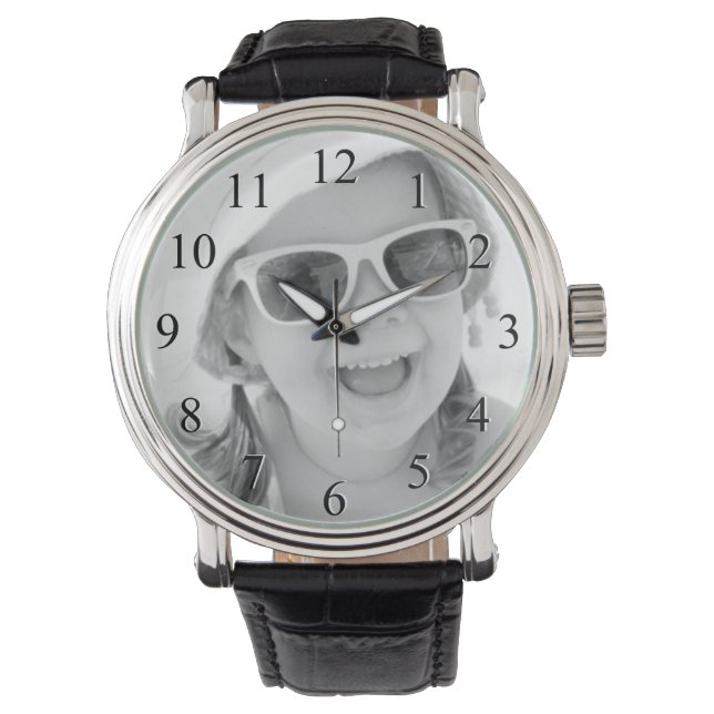 Reloj De Pulsera Foto personalizado (Anverso)