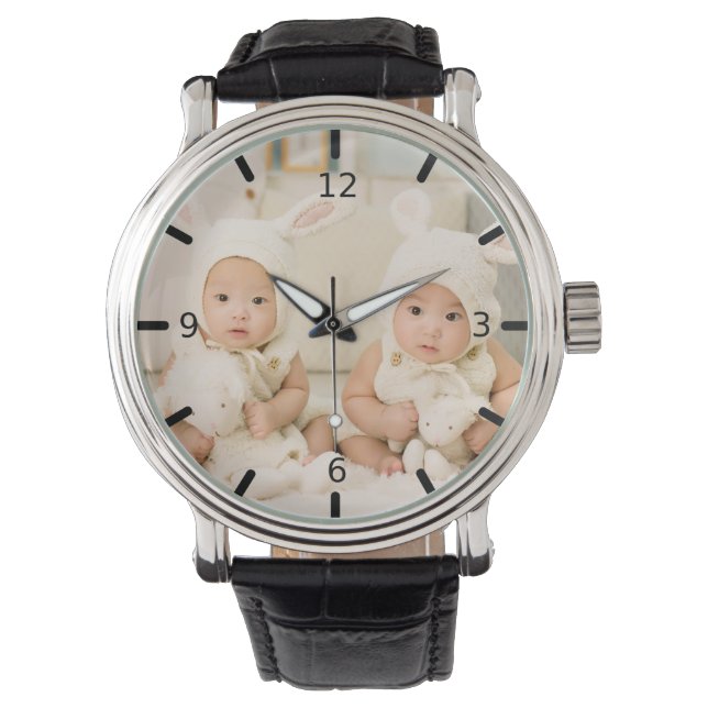 Reloj De Pulsera Foto personalizado (Anverso)