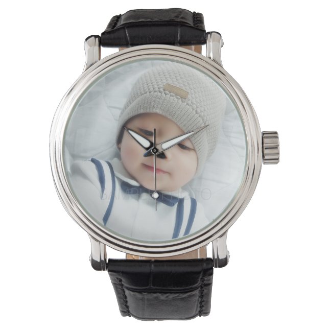 Reloj De Pulsera Foto personalizado (Anverso)