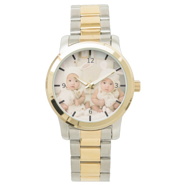 Reloj De Pulsera Foto personalizado (Anverso)