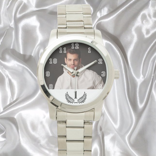 Reloj De Pulsera Foto personalizado número 1 un padre (Subido por el creador)