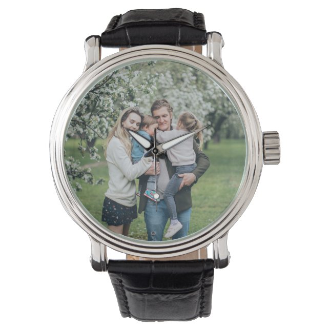 Reloj De Pulsera Foto Personalizado personalizada Mejor Papá Nunca (Anverso)