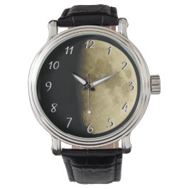 Reloj De Pulsera Fotografía de cierre de la luna