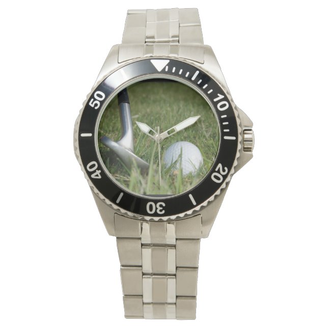 Reloj De Pulsera Fotografía de golf (Anverso)