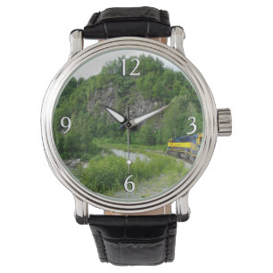 Reloj De Pulsera Fotografía de vacaciones en tren Denali Express Al