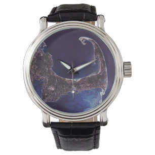 Reloj De Pulsera Fotografía del satélite de Cape Cod