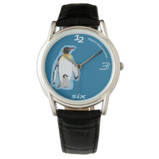 Reloj De Pulsera fotolulu-Pinguin-Uhr