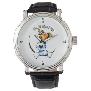 Reloj De Pulsera Fox terrier IAAM del alambre