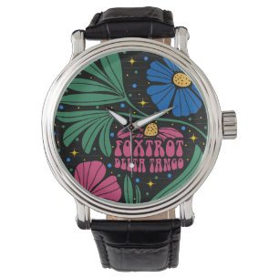 Reloj De Pulsera Foxtrot Delta Tango Flower Boho