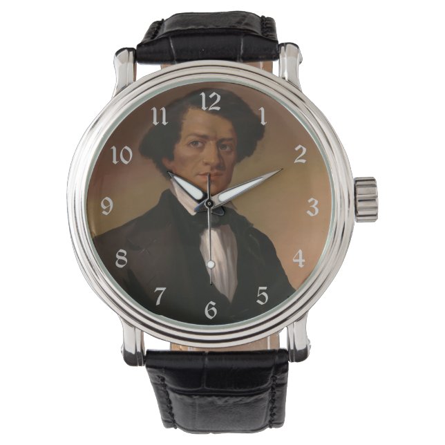 Reloj De Pulsera Fr3d3rick Bailey Douglass: Leyenda de derechos civ (Anverso)