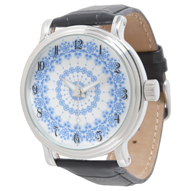 Reloj De Pulsera fractal azul (Angular)