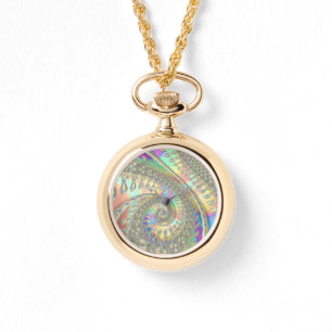 Reloj De Pulsera Fractal espiral espléndido