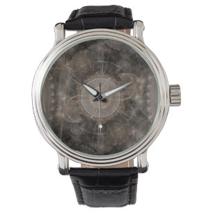 Reloj De Pulsera Fractal marrón