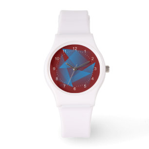 Reloj De Pulsera Fragmentos azules flotantes