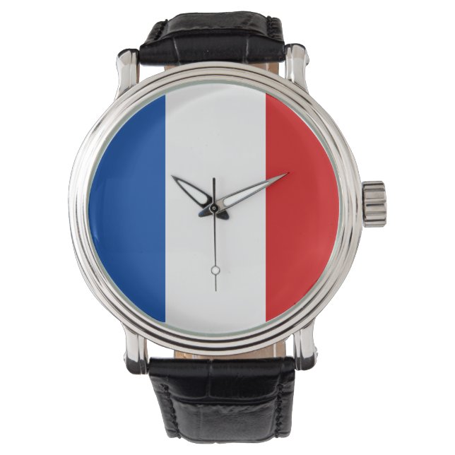 Reloj De Pulsera France Watch - La bandera de Francia (Anverso)